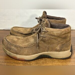 Cody James Low Cut Comp Toe Work Boot Brown Men's Size 12D